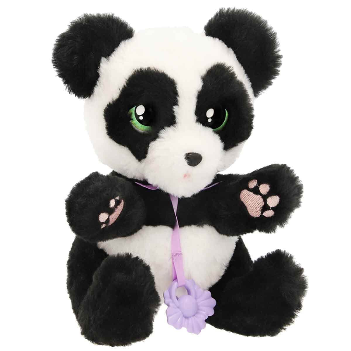 Baby Paws Sesli ve Emzikli Panda Peluş Oyuncak 20 cm BAW10000