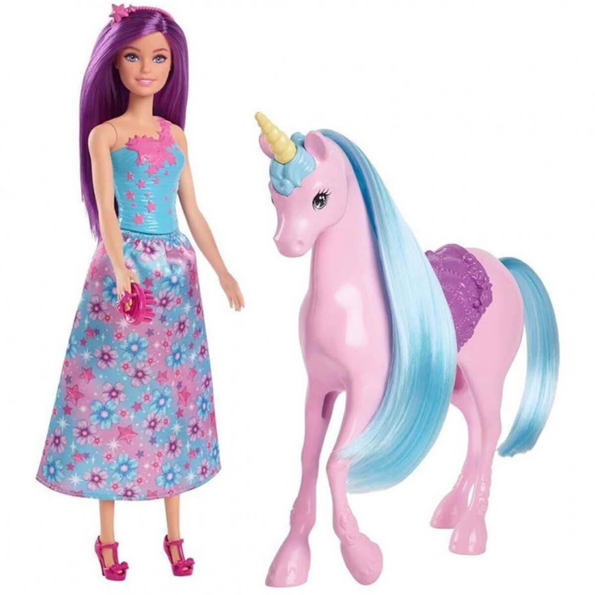 Barbie Bebek ve Tek Boynuzlu Atı HYT62