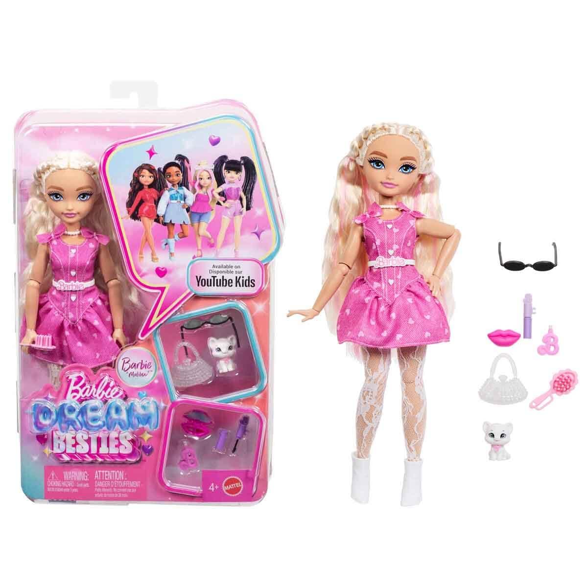 Barbie Dream Besties Malibu Bebek ve Aksesuarları JKP50