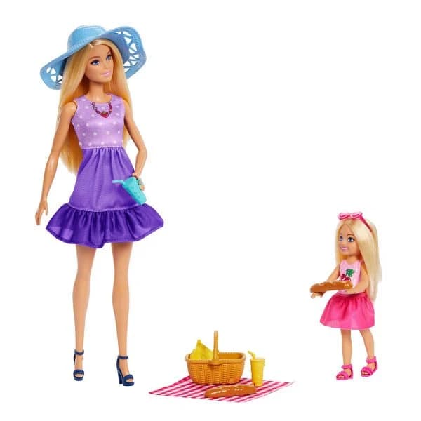 Barbie Malibu ve Chelsea Piknik Oyun Seti JBF43