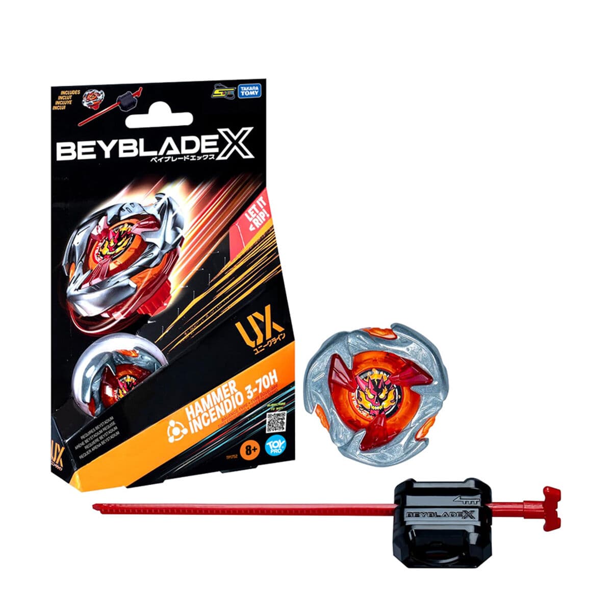 Beyblade X UX Hammer Incendio 3-70H Oyun Seti TP1752
