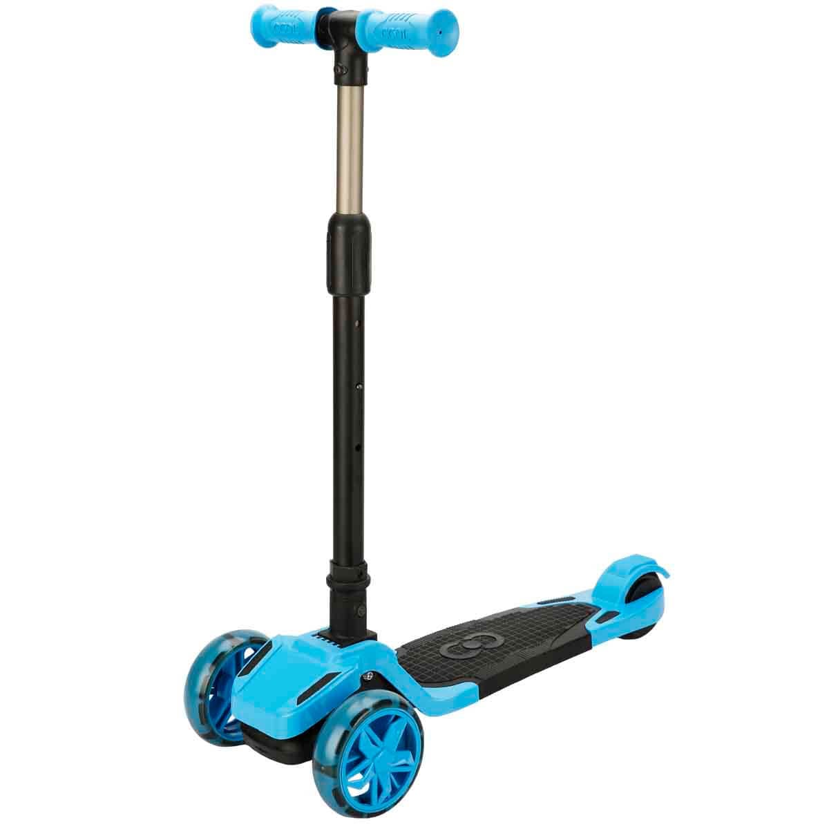 Cool Wheels Tulpar Katlanabilir Işıklı 3 Tekerlekli Scooter - Mavi