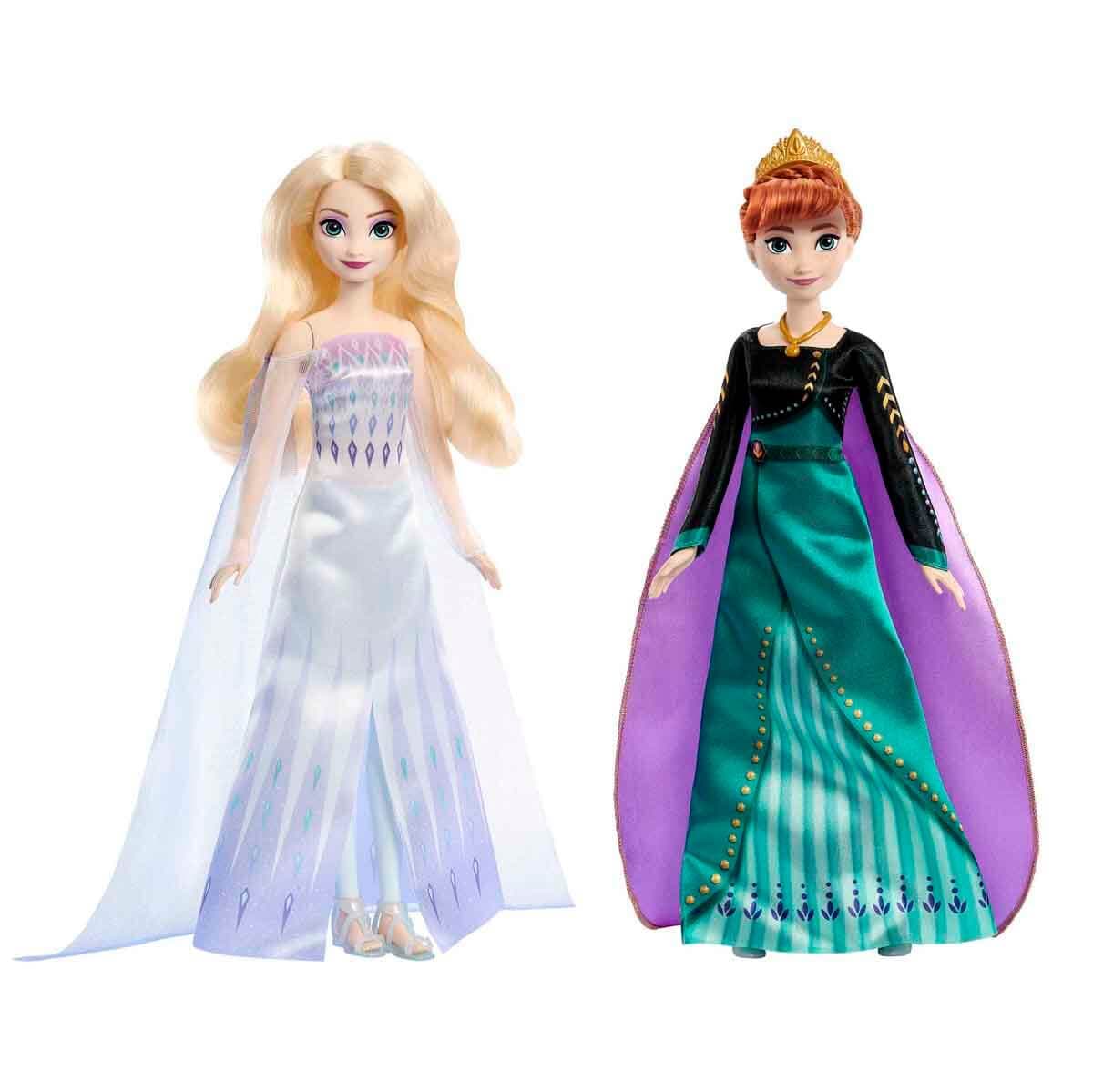 Disney Frozen Anna ve Elsa Kraliçe Bebek Seti HMK51