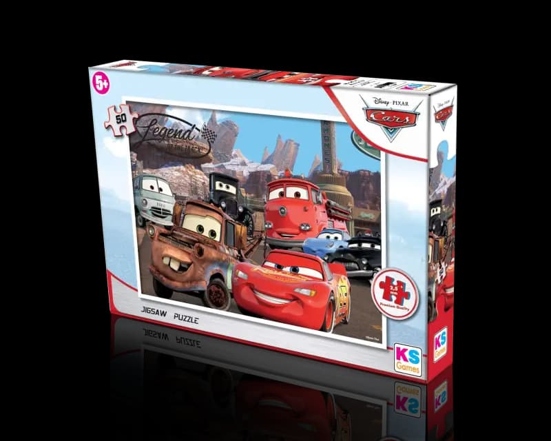 Disney Pixar Cars 50 Parça Çocuk Puzzle CR709-1