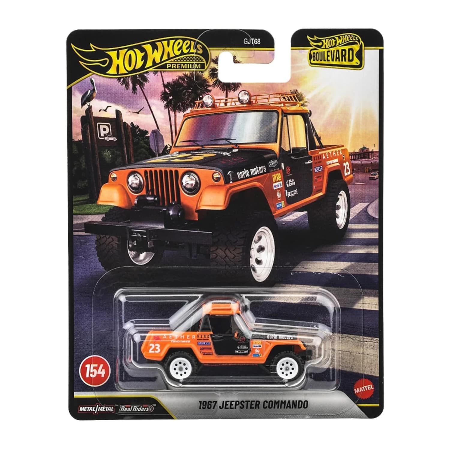 Hot Wheels Premium Boulevard Koleksiyonu GJT68 - 1967 Jeepster Commando JHW29