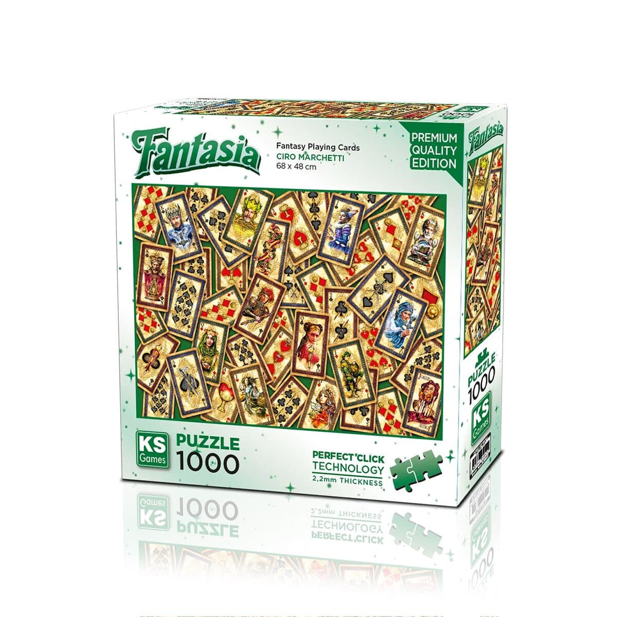 KS Games Fantasy Playing Cards 1000 Parça Puzzle 20845