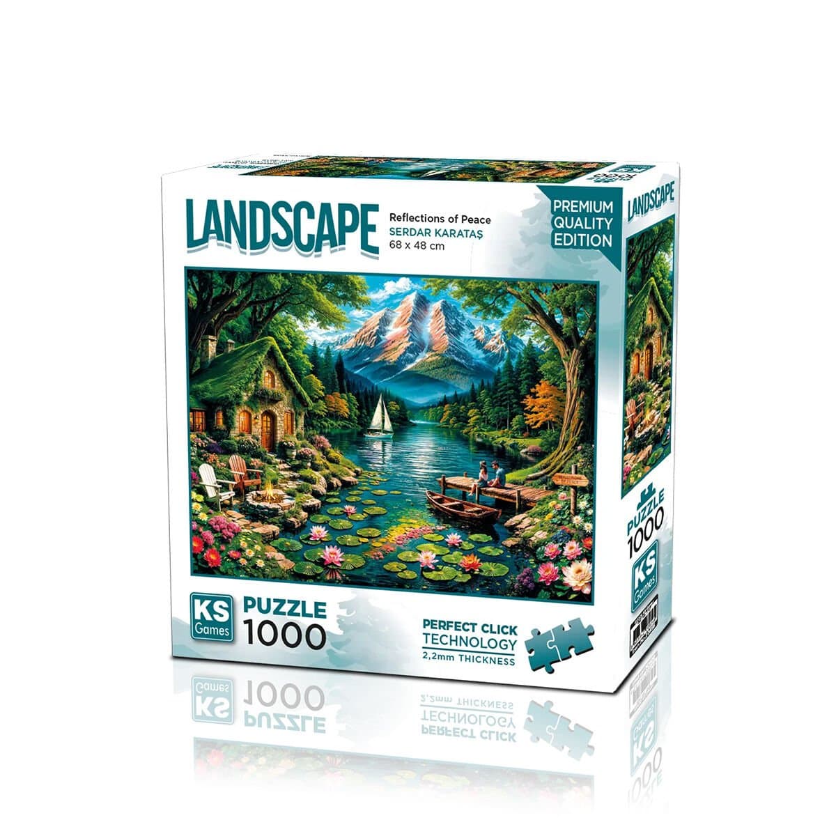 KS Games Reflections of Peace 1000 Parça Puzzle 20856
