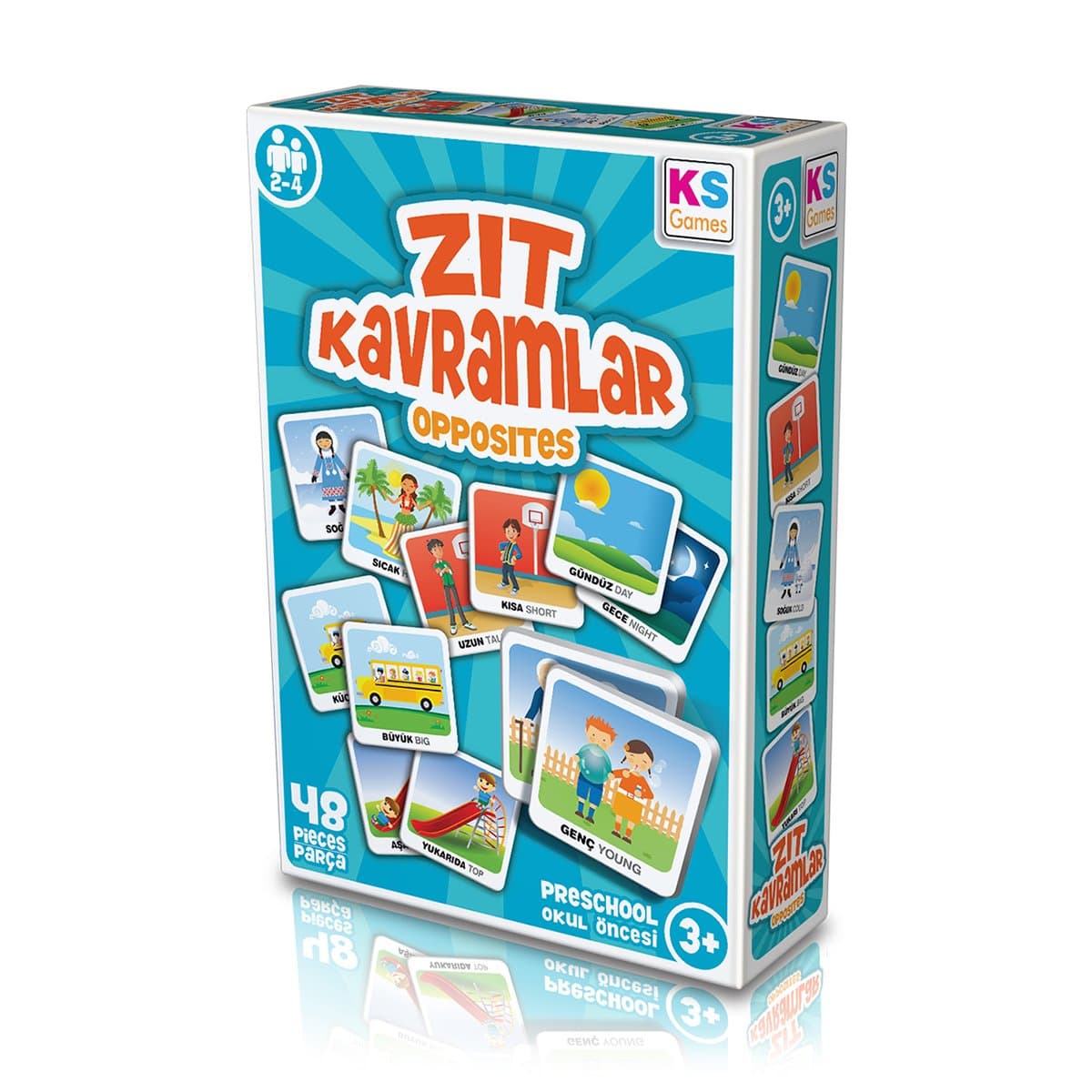 KS Games Zıt Kavramlar Eğitici Eşleştirme Oyunu ZK238