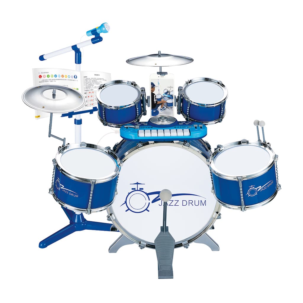 Mikrofonlu MP3 Çalar Bateri Set