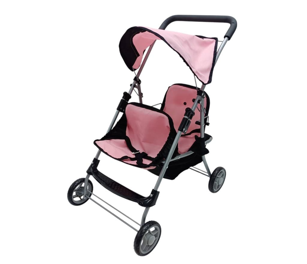 Gölgelikli İkili Katlanır Bebek Arabası