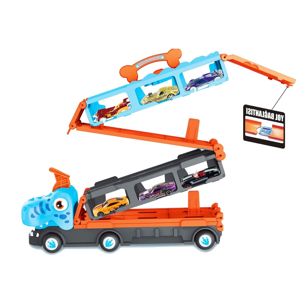 Parkurlu Araç Taşıyan ve Fırlatan Dinazor Tır 169cm.