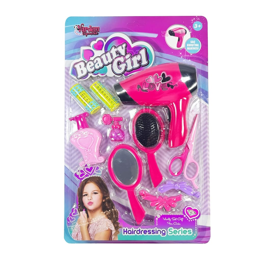Pilli Saç Kurutma Makinalı Güzellik Seti