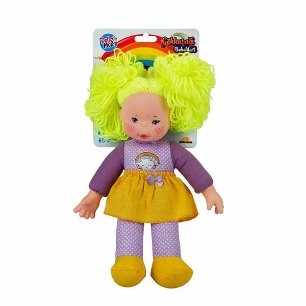 Gökkuşağı Bebekleri 35 cm. - Sarı