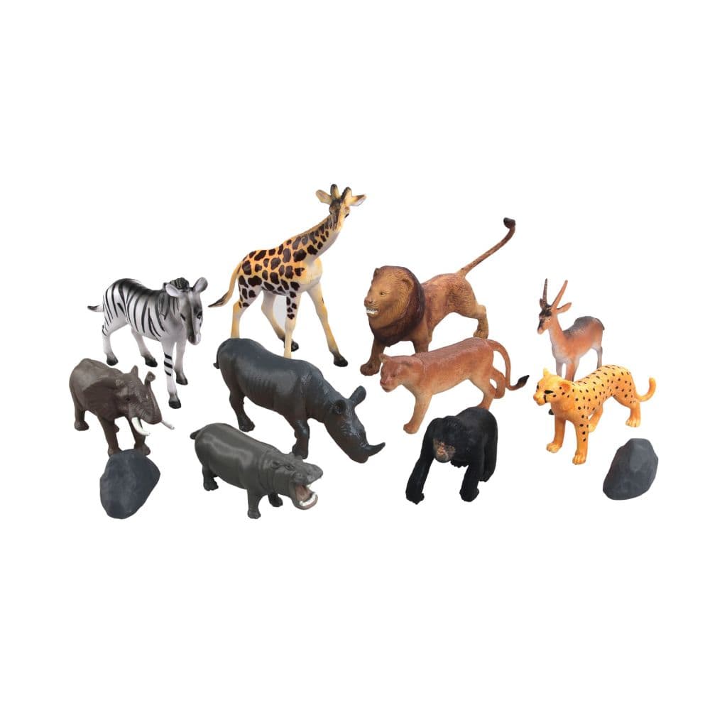 12 Parça Vahşi Hayvan Seti Kutulu