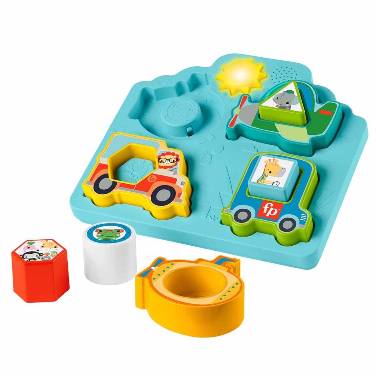 Fisher Price Şekiller ve Sesler Araçlar Puzzle HRP31