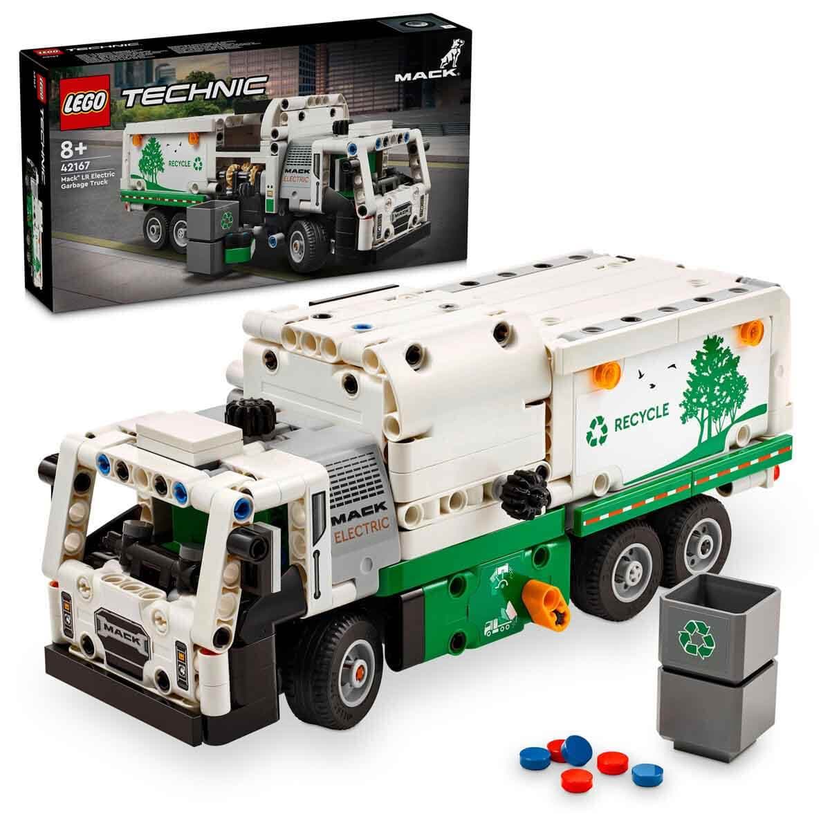 LEGO Technic Mack LR Elektrikli Çöp Kamyonu 42167