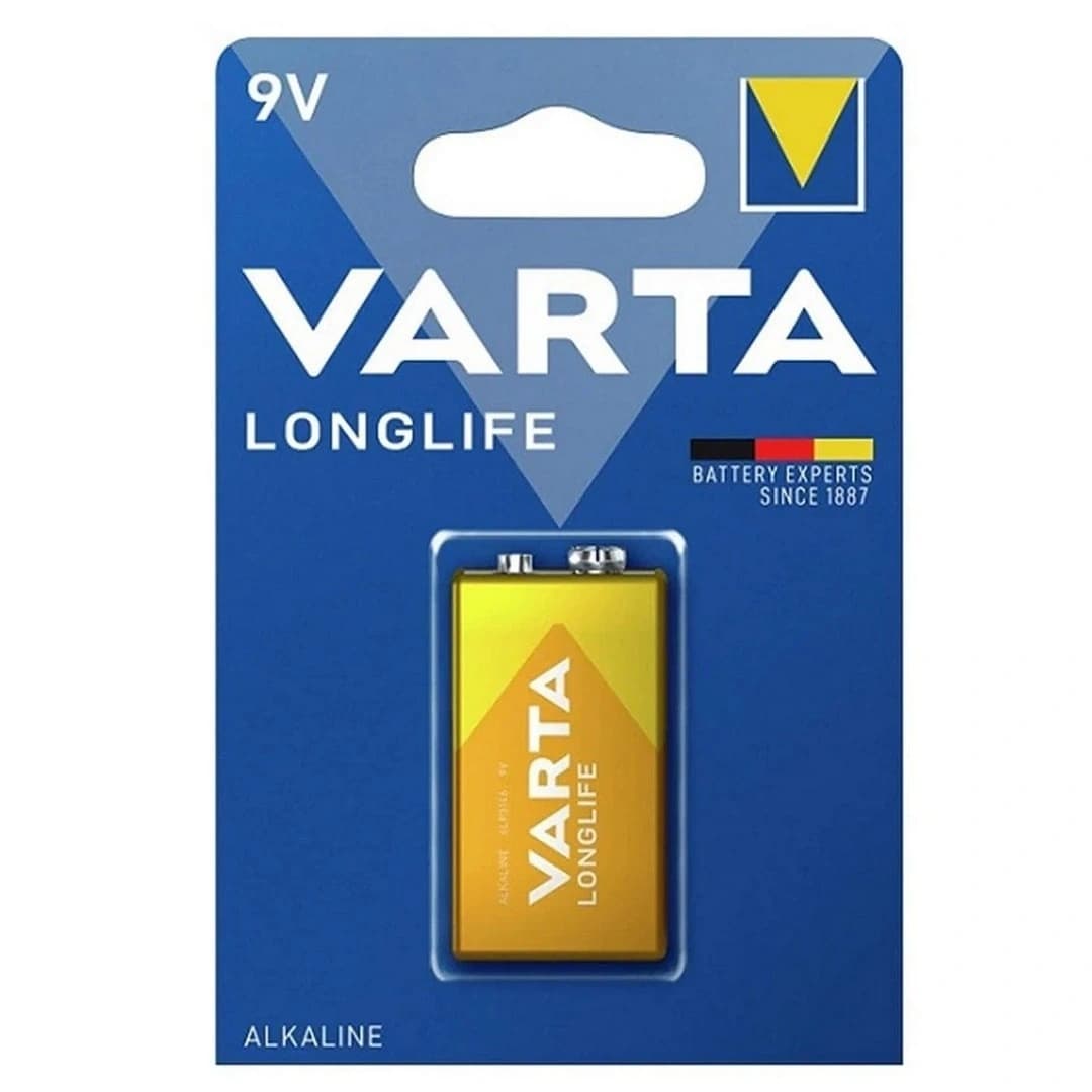 Varta Longlife Alkaline 9V Pil