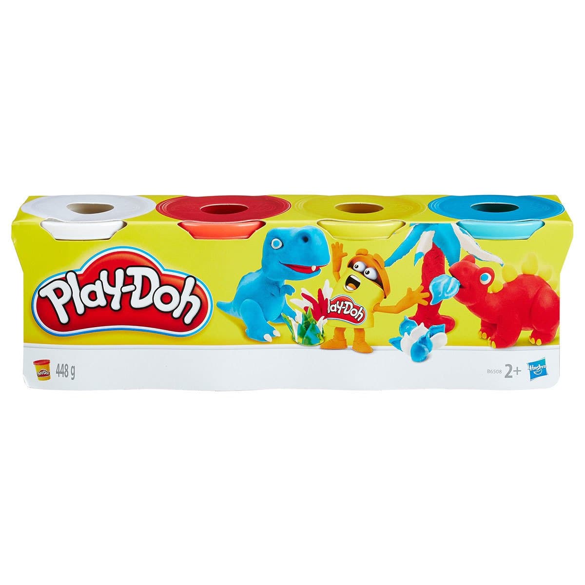 Play-Doh 4’lü Oyun Hamuru Seti 224 gr. - Beyaz, Kırmızı, Sarı ve Mavi