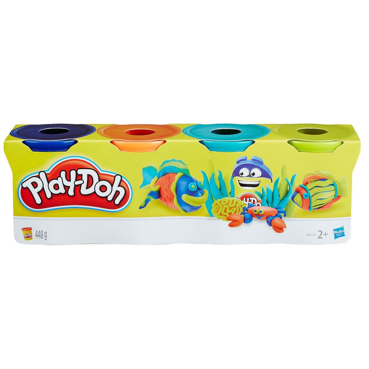 Play-Doh 4’lü Oyun Hamuru Seti 224 gr. - Lacivert, Turuncu, Turkuaz ve Yeşil