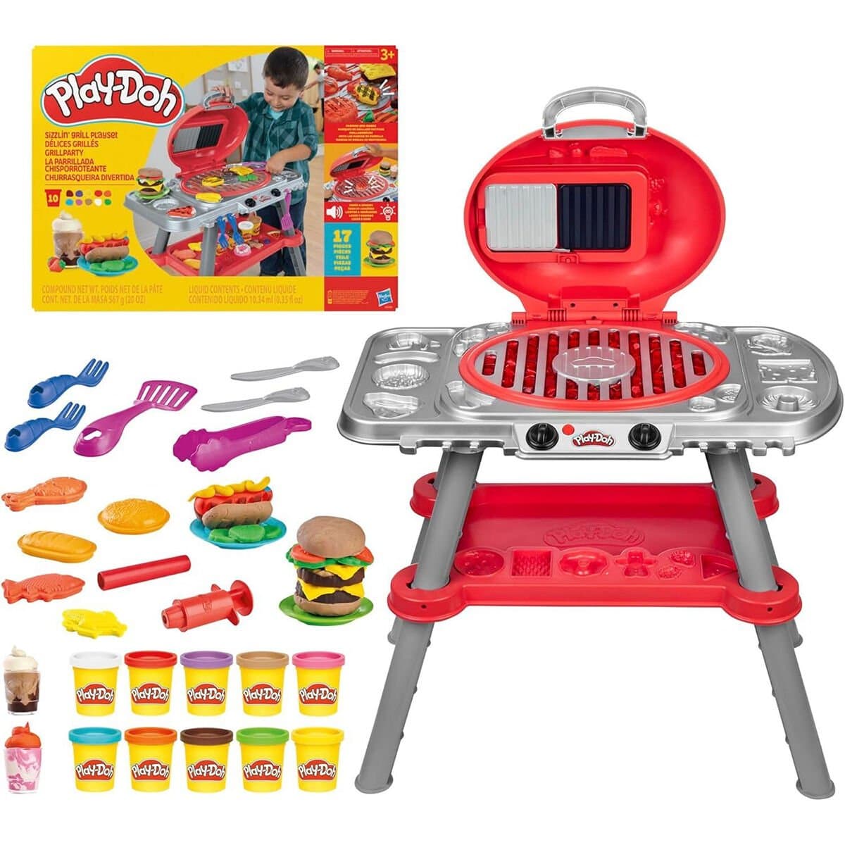 Play-Doh Cızırtılı Izgara Oyun Seti G0500