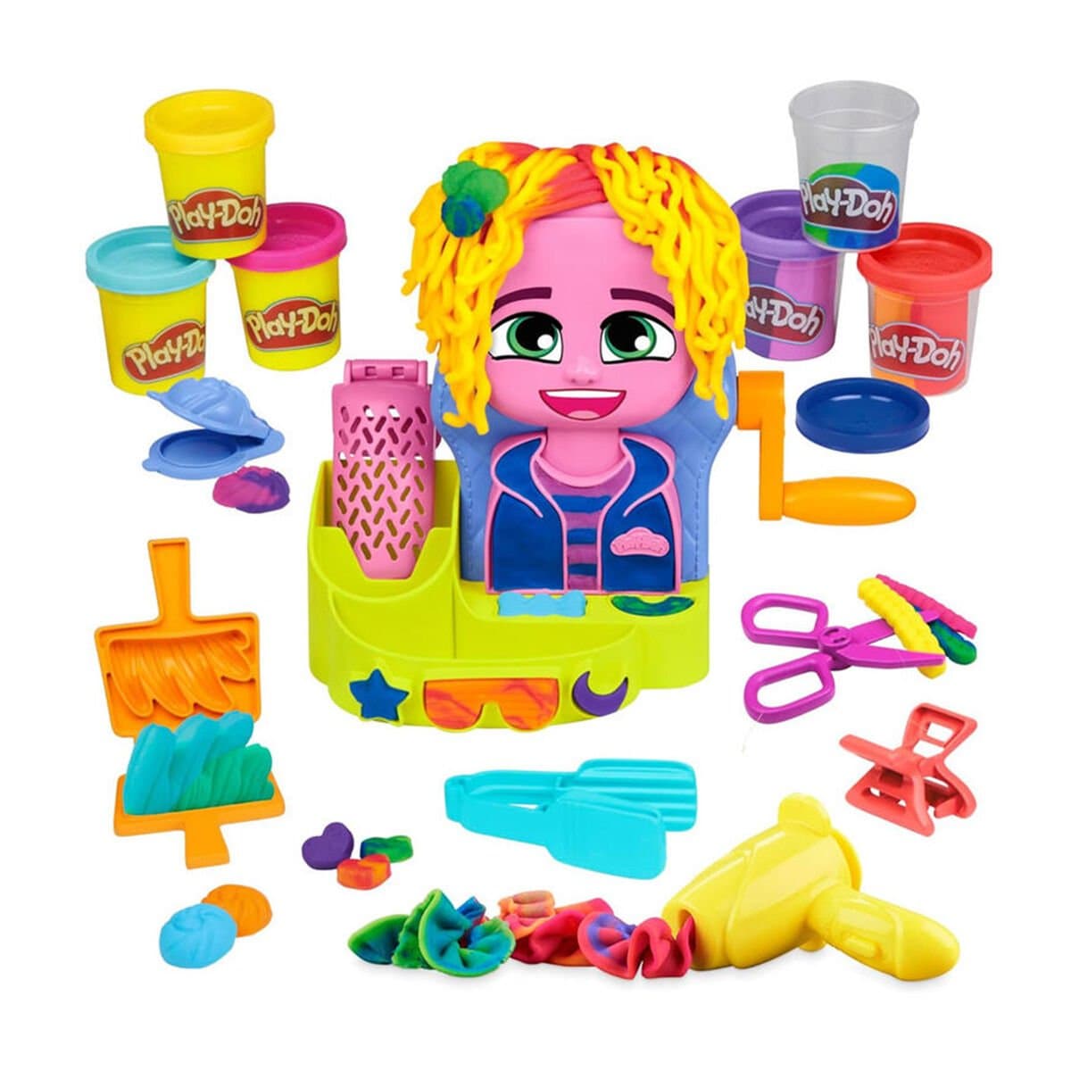 Play-Doh Renkli Saç Kuaför Salonu Oyun Seti F8807