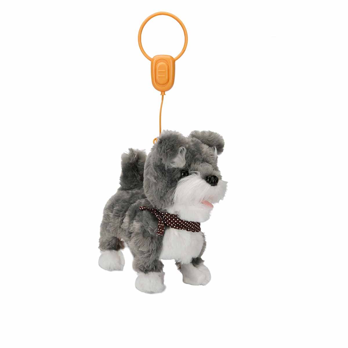 Puffy Friends Mocha Tasmalı Yürüyen ve Havlayan Peluş Köpek