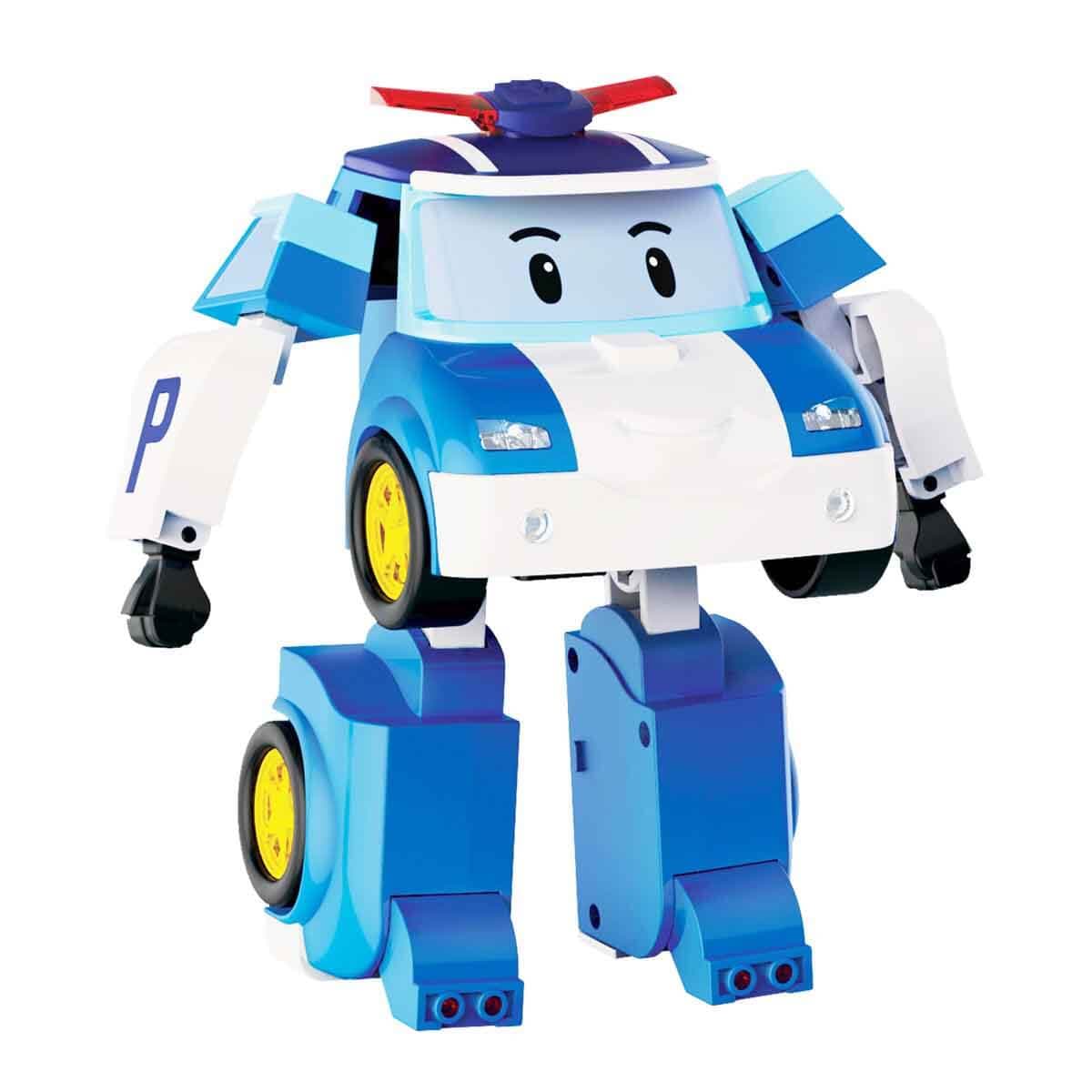 Robocar Poli Sesli ve Işıklı Büyük Dönüşen Robot Poli MRT-685