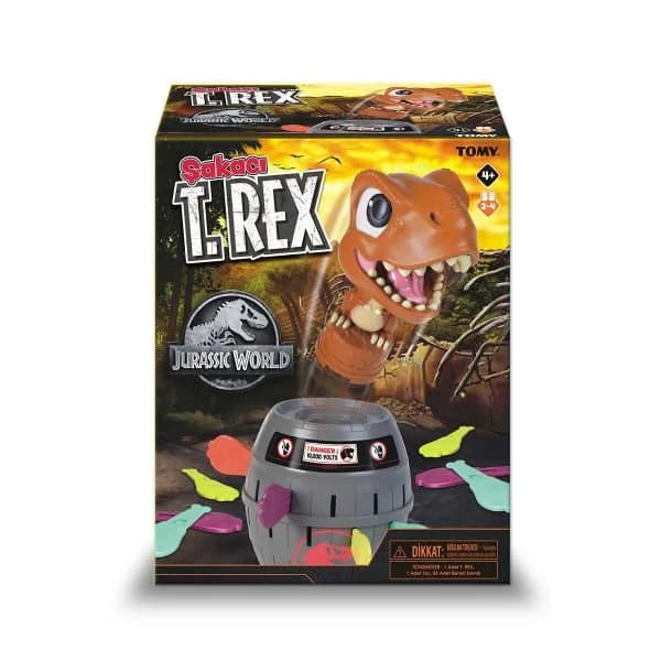 Tomy Jurassic World Şakacı T-Rex Kutu Oyunu 73290