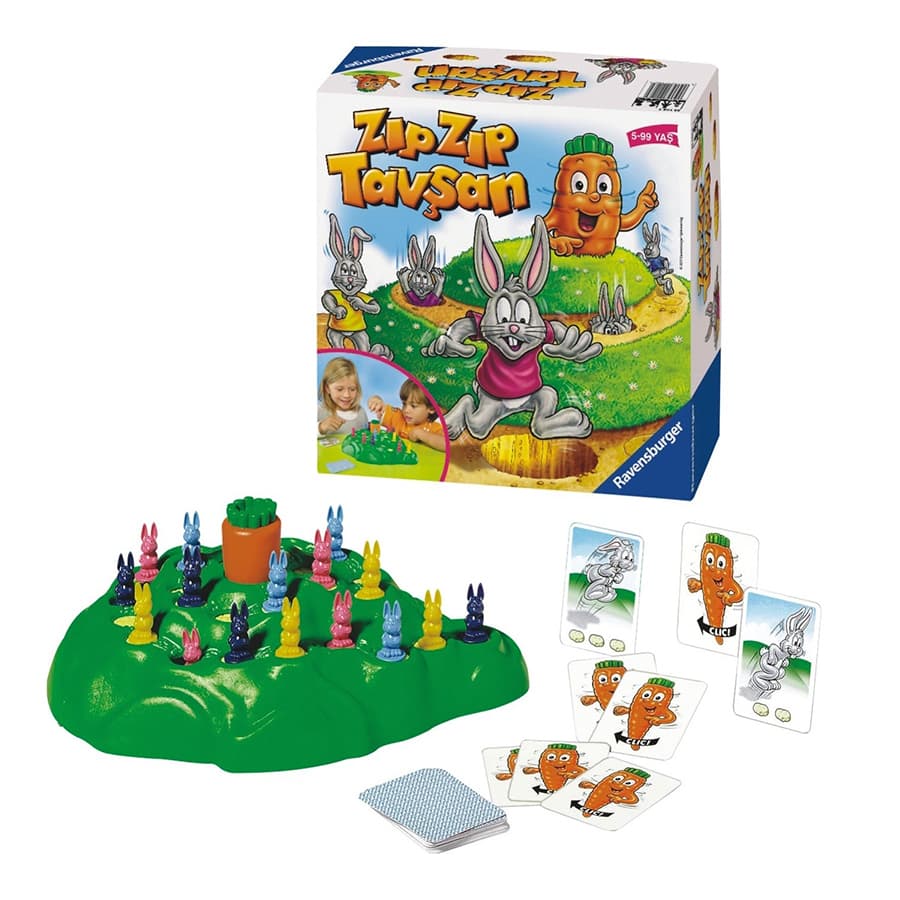 Ravensburger Zıp Zıp Tavşan Kutu Oyunu 221462