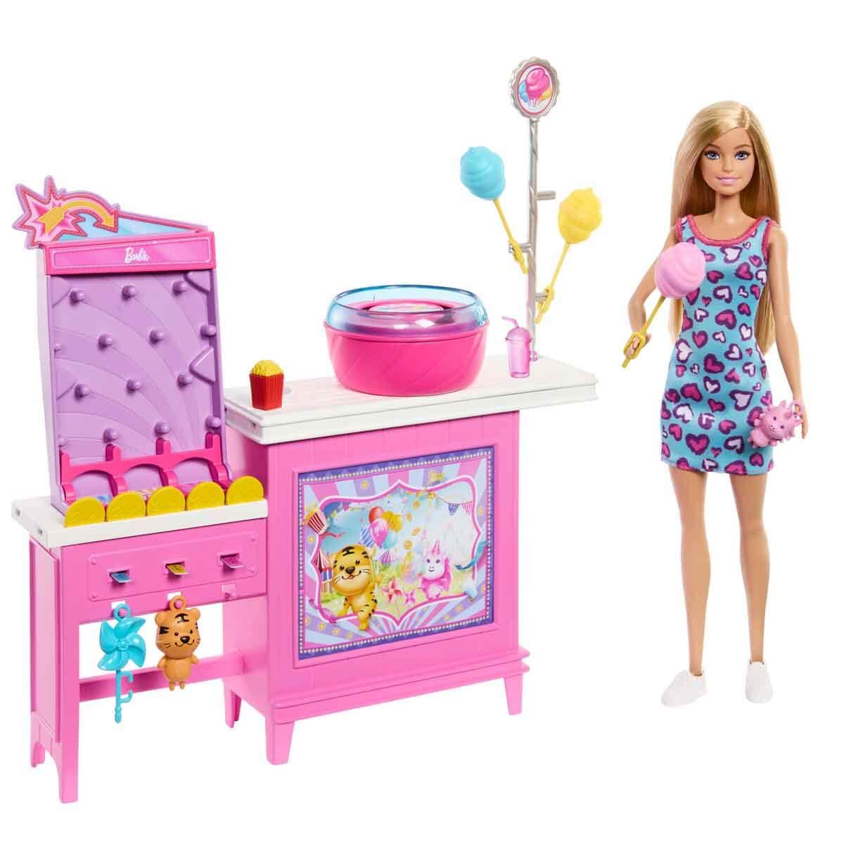 Barbie Mysteries Beach Detectives Malibu Atıştırmalık ve Oyun Standı Oyun Seti JFV67