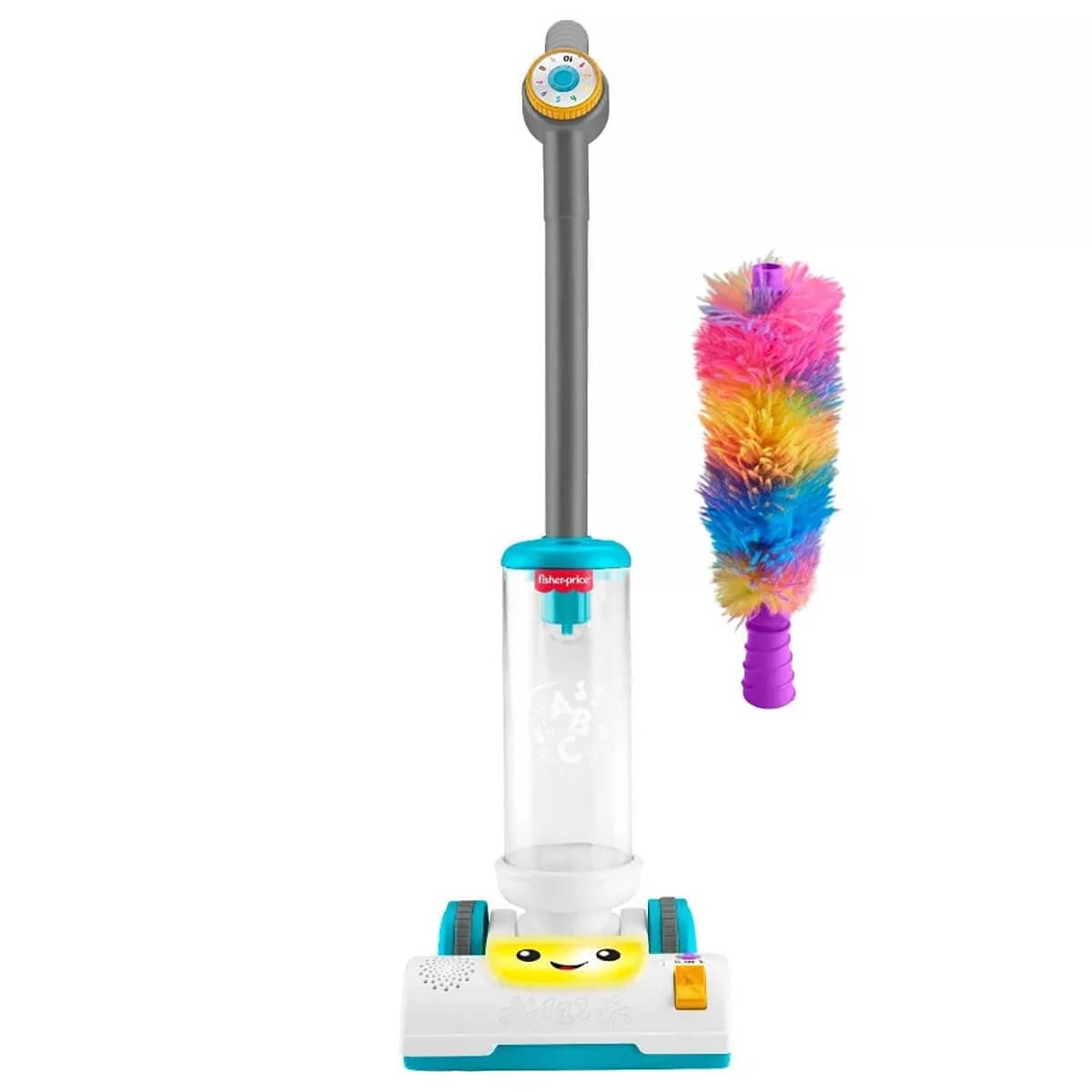 Fisher-Price Eğlen ve Öğren 2'si 1 Arada Sesli ve Işıklı Süpürge JMM35