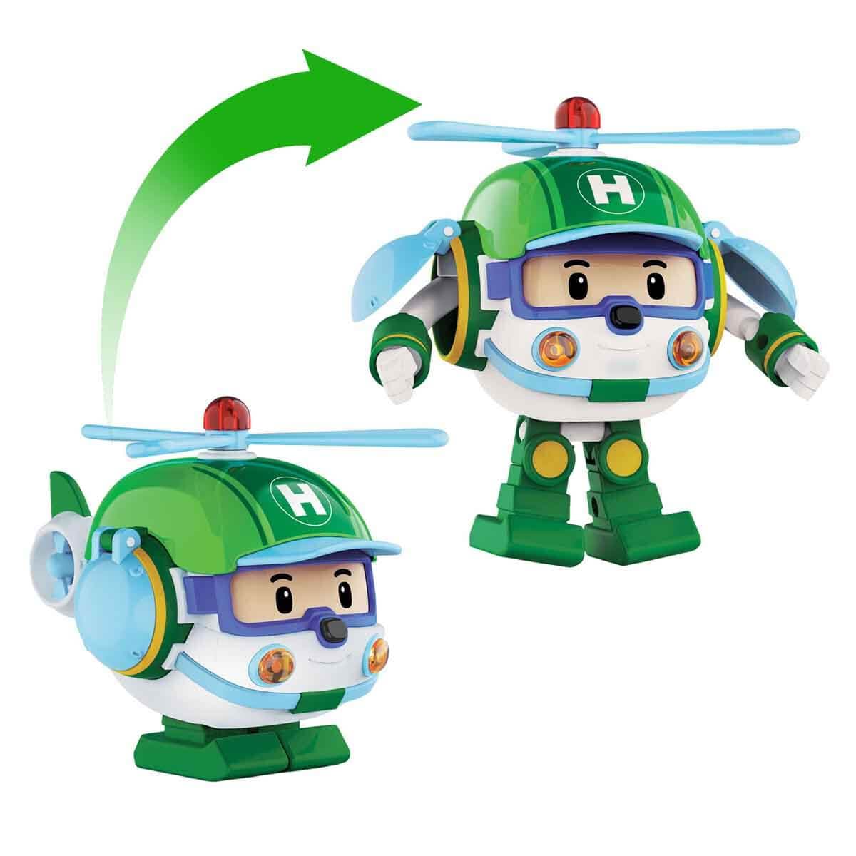 Robocar Poli Sesli ve Işıklı Büyük Dönüşen Robot Helly MRT-688