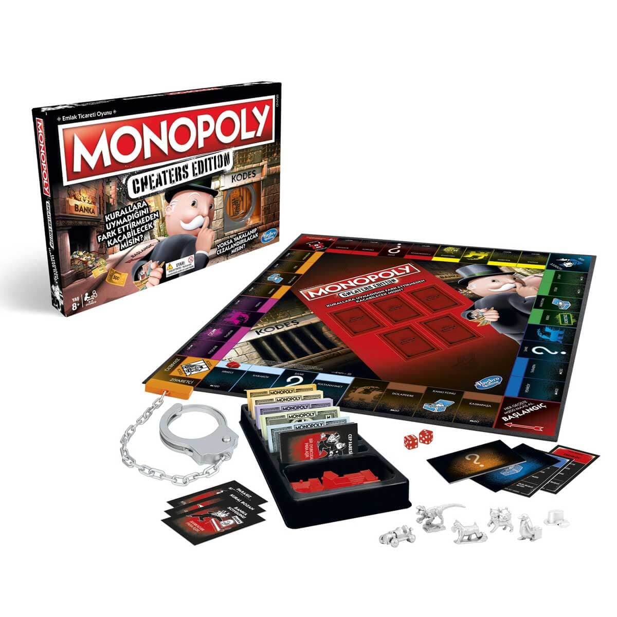 Hasbro Gaming Monopoly Cheaters Edition Kutu Oyunu E1871