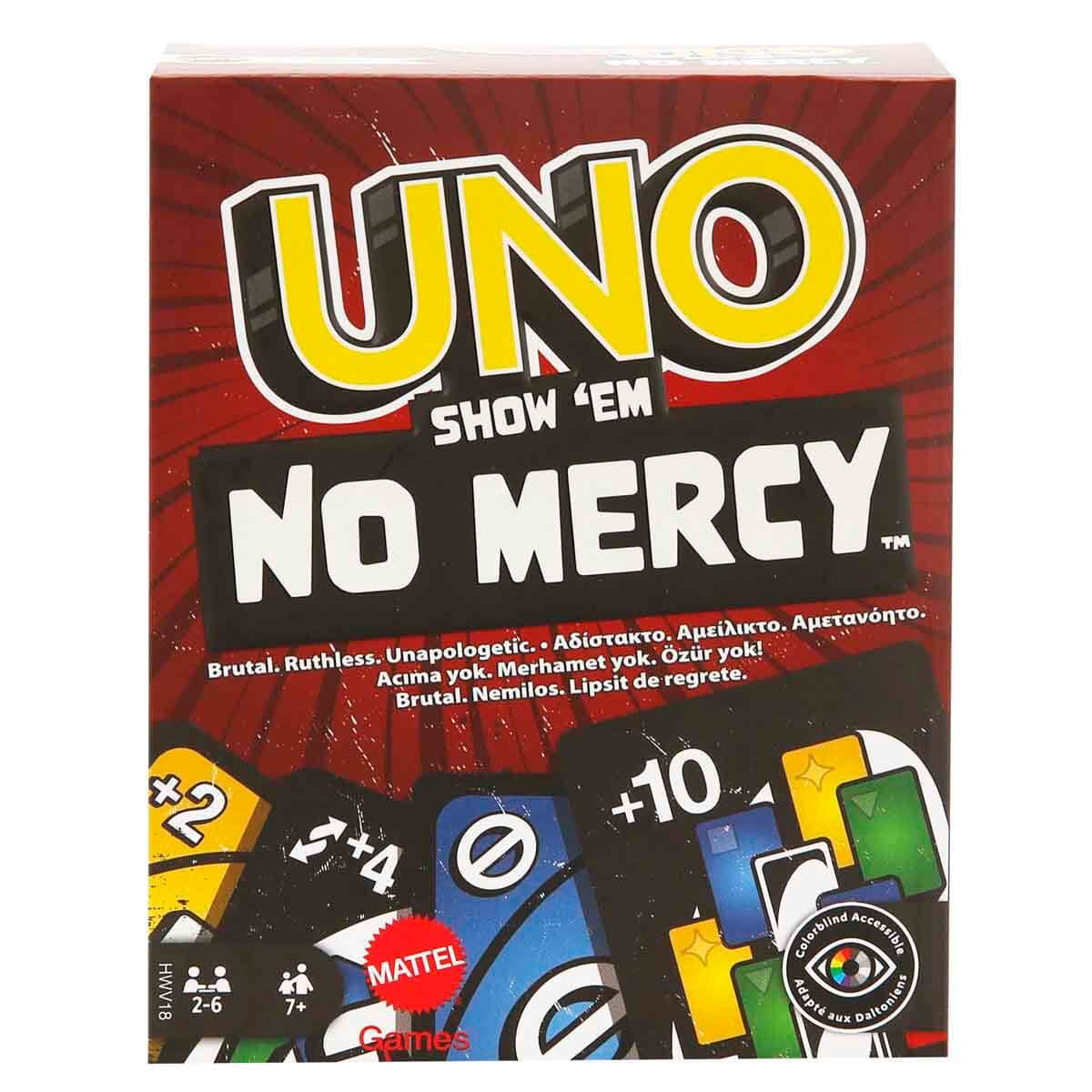 Mattel Games Uno No Mercy Kart Oyunu HWV18