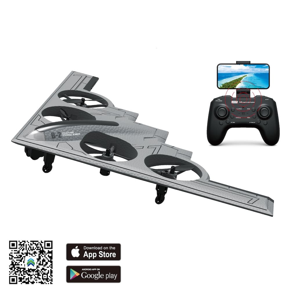 Uzaktan Kumandalı Full Fonksiyon 2.4G Şarjlı Kameralı Quadcopter IHA